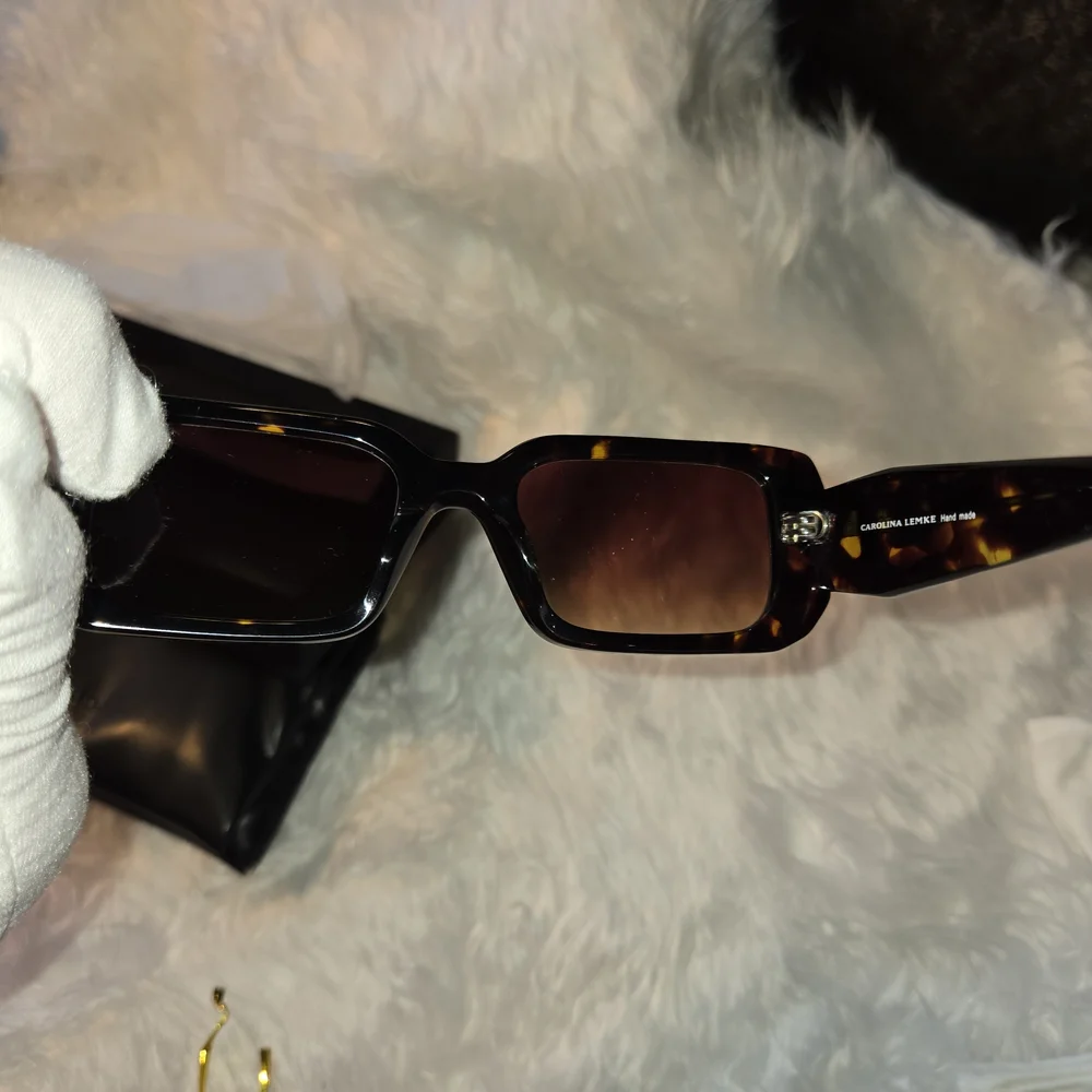 Carolina Lemke Berlin Womens Sapphire Demi Sunglasses - Brown Gradient Lenses